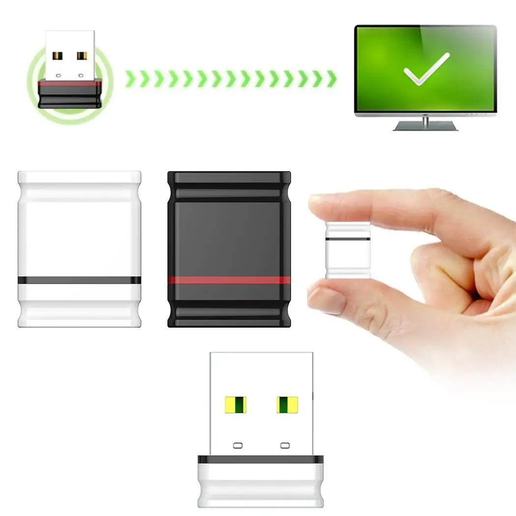 Мини Беспроводная компьютерная сетевая карта USB 100 метров 150 Мбит/с WiFi белый, черный красный 2,0 адаптер 2,412-2,484G