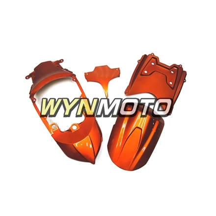 Полный комплект обтекатель для Suzuki GSXR600 750 K8 08 09 10 капоты ABS Пластик инъекций темно-оранжевый черный Новая мотоциклетная обувь корпуса