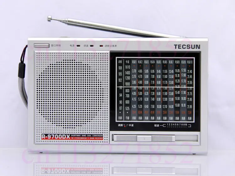 TECSUN R-9700DX Fm радио оригинальная гарантия SW/MW Высокая чувствительность World Band радиоприемник с динамиком портативное радио