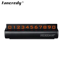 Push-Тип Скрытая карты парковка Парковка карта временные номерной знак двигаться автомобиль телефон номер карты