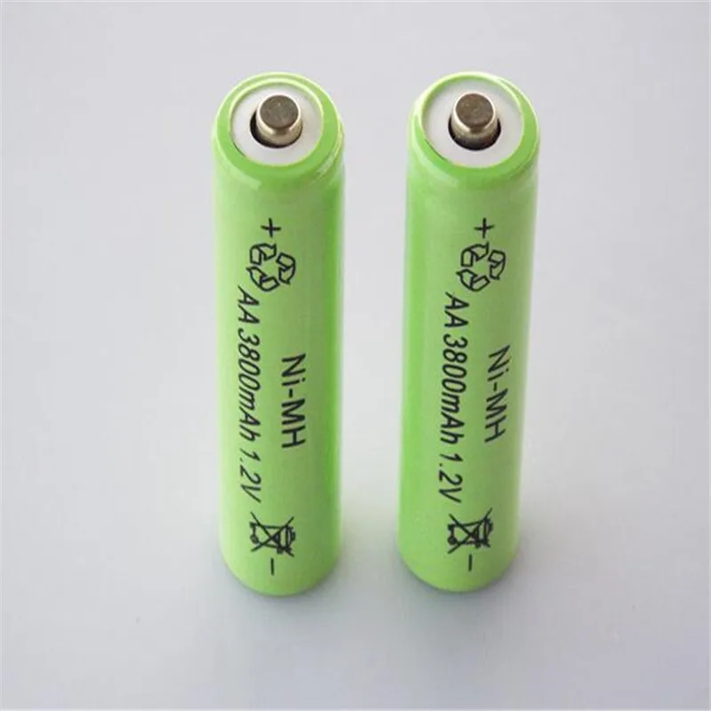 12 шт 3800mAh Ni-MH AA батареи Ni-MH 1,2 V нейтральные AA Аккумуляторы