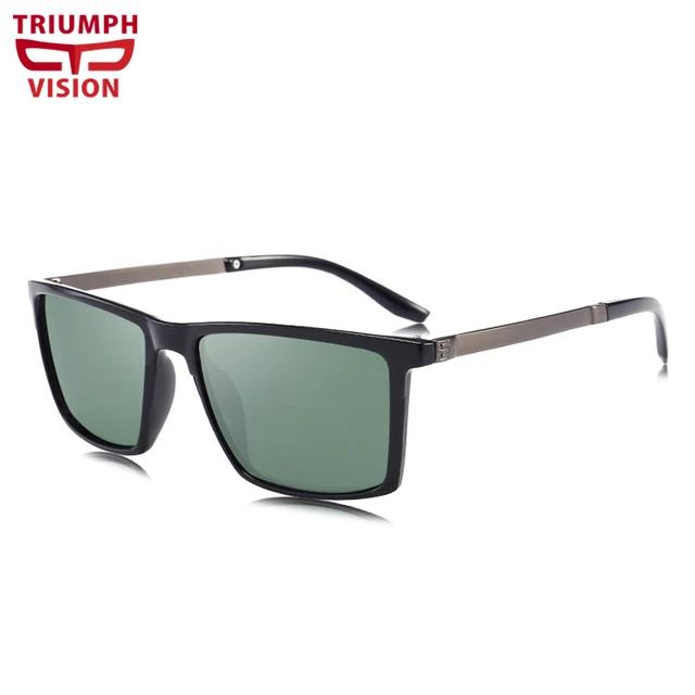 Triumph Vision Polarized Sunglasses Men Driving Black Sun Triumph Vision Polarized Sunglasses Men Driving Black Sun