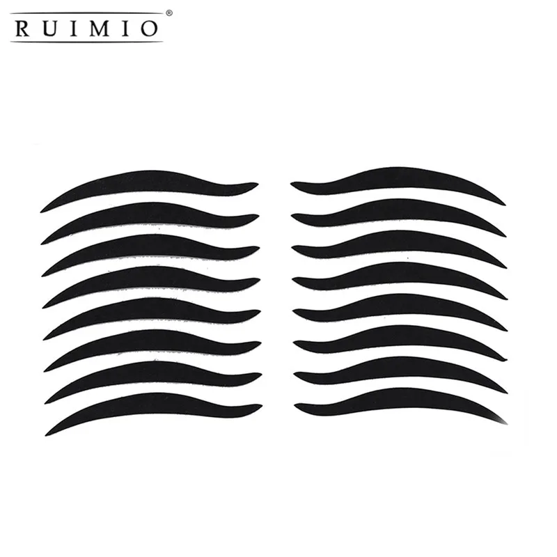 RUIMIO 80 пар, Временный макияж для глаз, подводка для глаз, наклейка для век, переводная лента, тени для век, Дымчатая татуировка, макияж для глаз, косметика