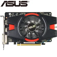 Asus placa gráfica hd 7750 1 gb 128bit gddr5 placas de vídeo para ati radeon hd7750 placas vga usado equivalente gtx 750 gtx650 ti