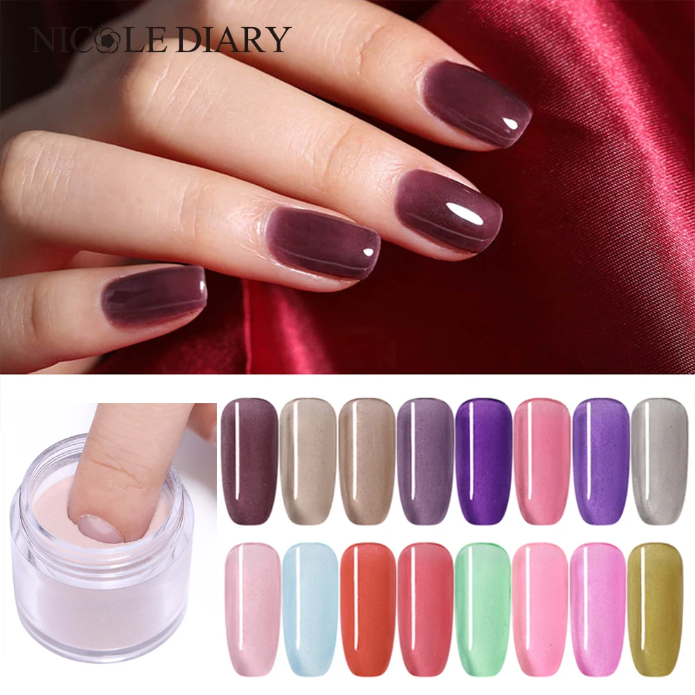 NICOLE DIARY 10g Jelly Dipping Nail Powder Dip System Jellies Nails