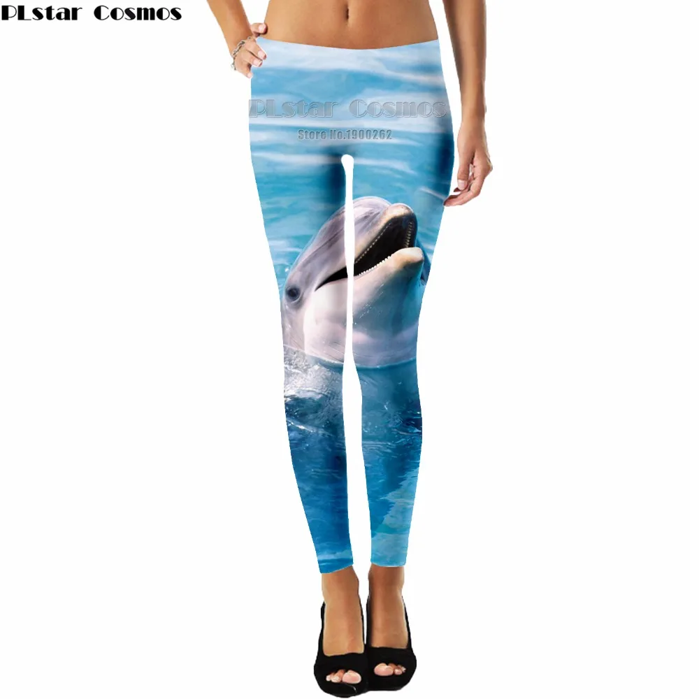 PLstar Cosmos Animal cute dolphin animal dolphin Women Print Animal 3d