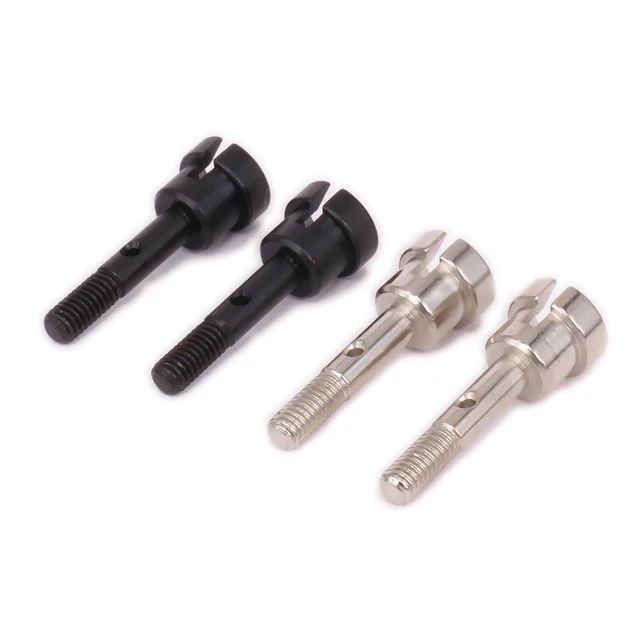 Best Offers 2pcs Steel Wheel Shaft Axle For Rc Hobby Car 1/16 HSP Monster Truck&Short Course 86022 94186 94286 Upgraded Hopup Part 