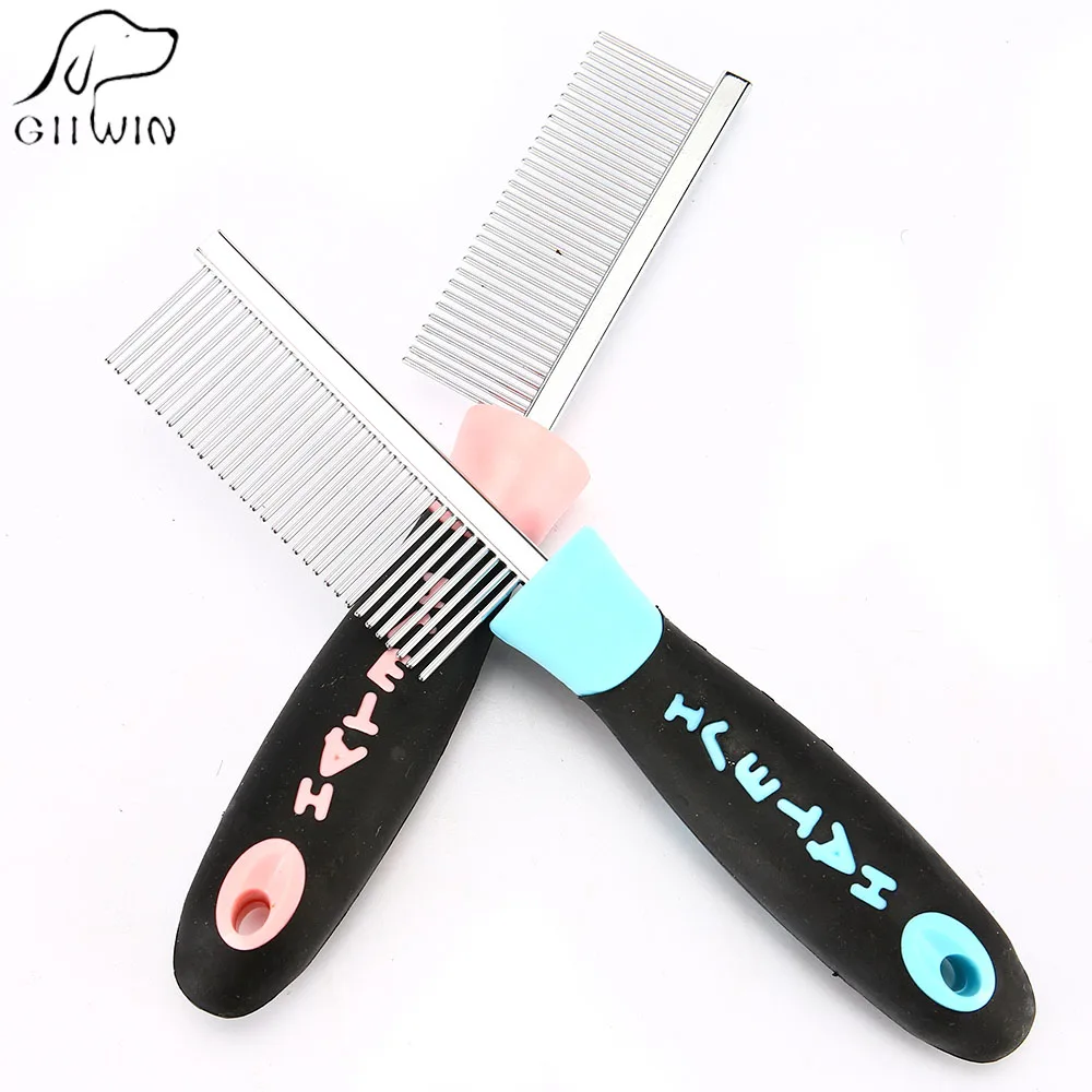 Pet Grooming Combs Cat Brush for Dogs Hair Remover Slicker Pets Deshedding Comb Hackle for Cat Grooming Tool ZX0010