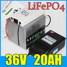 Долгий срок службы 36 в 20 Ач lifepo4 аккумулятор 1000 Вт Электрический