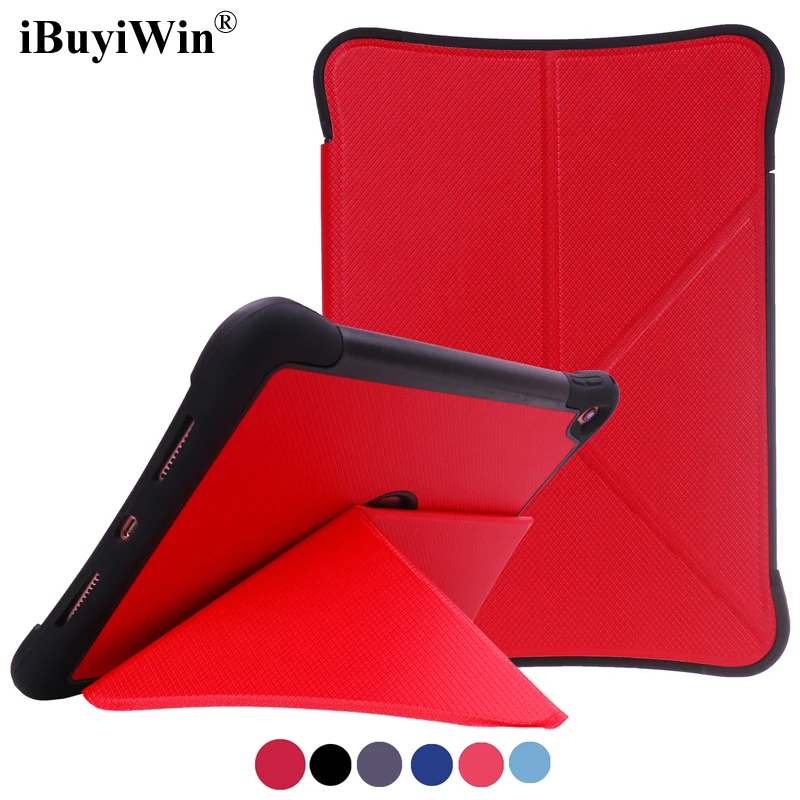 

iBuyiWin Heavy Duty Shockproof Case for iPad Air 2 iPad 6 Kids Safe Full Body PC Armor Case Samrt Cover Auto Wake/Sleep+Film+Pen