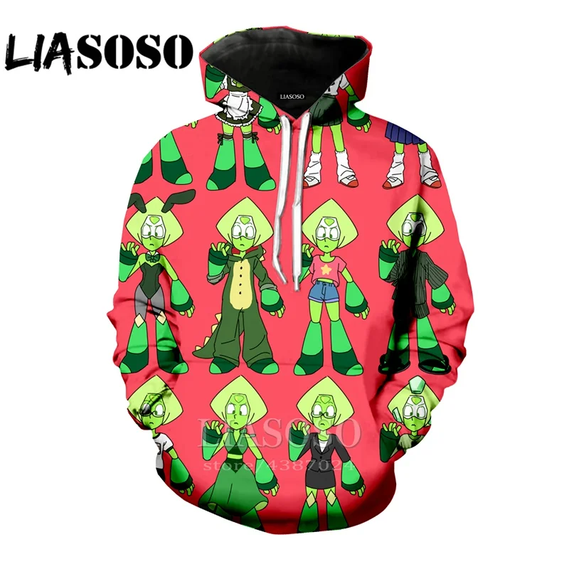 

LIASOSO Anime women Harajuku vest Steven Universe shorts 3D Print streetsweat T shirt/Hoodies/Sweatshirt pants men tshirt E372