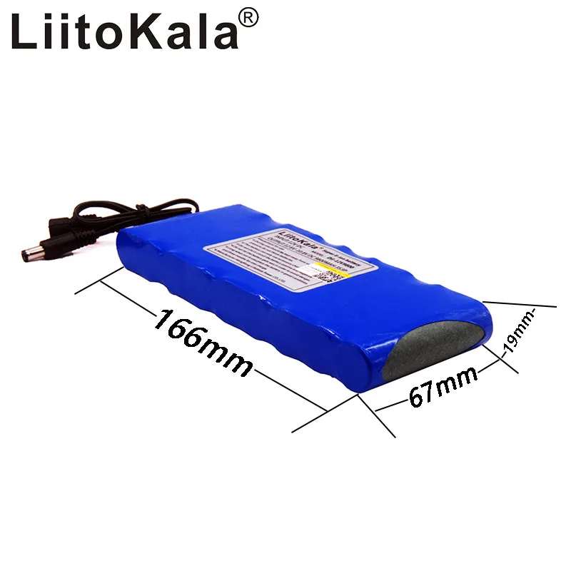 Liitokala 12V 9800mAh литиевая аккумуляторная батарея 3S3P Конденсатор DC монитор камеры CCTV