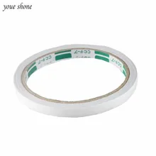 

1Pcs Slim Strong Adhesion Double Sided Sticky Tape White Powerful Double Faced Adhesive Stationery For Office School 0.8CM*12M