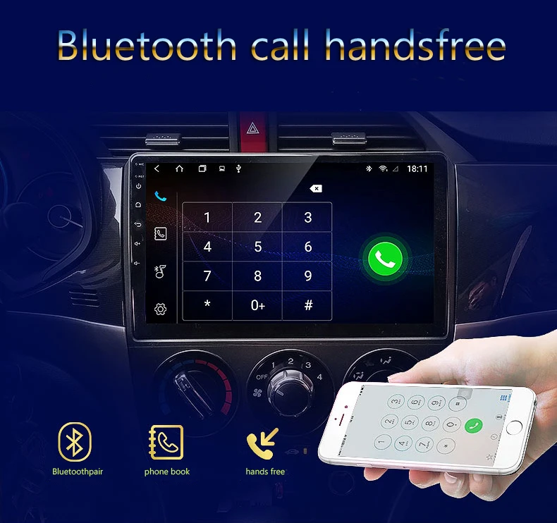 Flash Deal for Toyota Camry multimedia player 2006-2011 bluetooth handsfree calling car android system 7