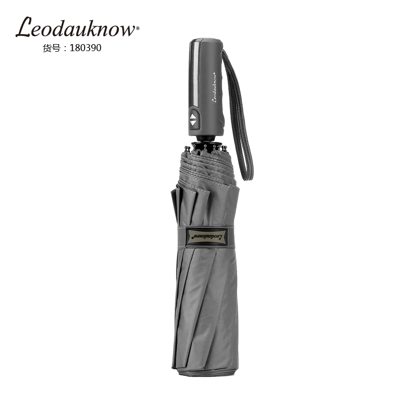 Leodaunow новые большие модные высококачественные деловые зонты для 4 цветов Зонт с длинной ручкой для мужчин автоматический зонт для мужчин Paraguas