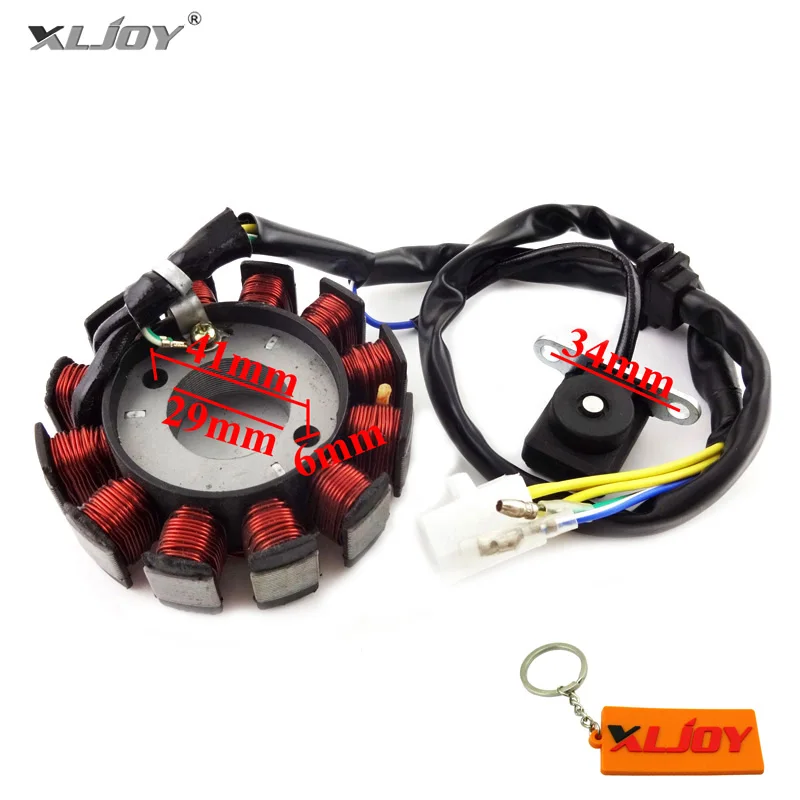 

XLJOY GY6 125 Magneto Coil 12 Poles Coils Ignition Stator For GY6 125cc 150cc Moped Scooter ATV Quad Pit Dit Bike