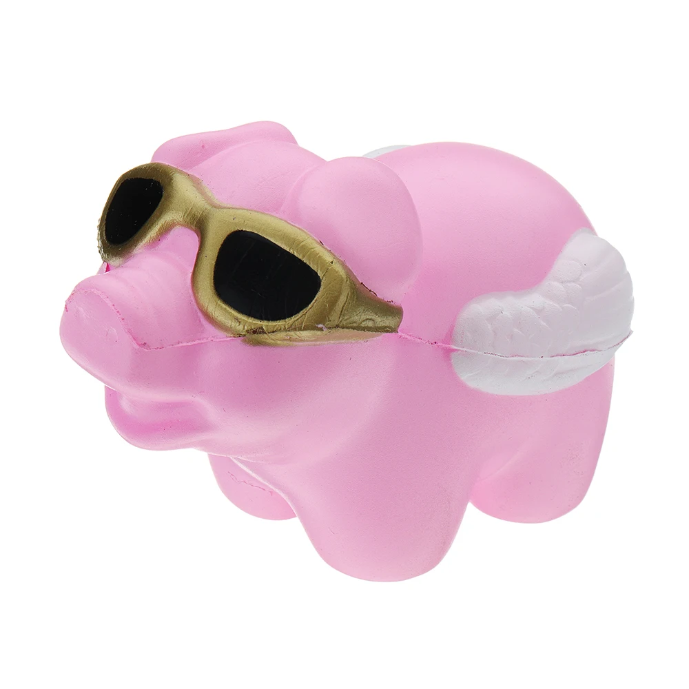 Glasses Piggy Pink Cool 18cm Slow Rising With Packaging Collection Gift Soft Toy Novelty Gags