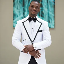 Стиль жениха Смокинги для женихов билет карман женихов Для мужчин Нотч Для мужчин Нарядные Костюмы для свадьбы Best Для мужчин S костюм(куртка+ Брюки для девочек+ галстук-бабочка) b625