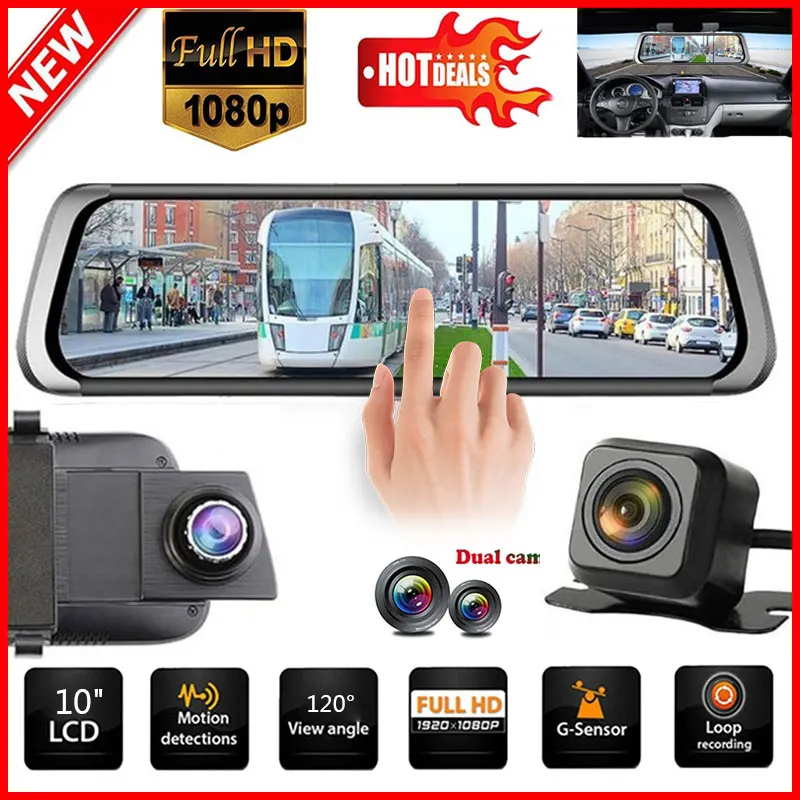 

9.66 ''Touch Screen GPS Navigation Photography DVR HD Touch Screen Video Recorder Digital DASH CAMERA Camera