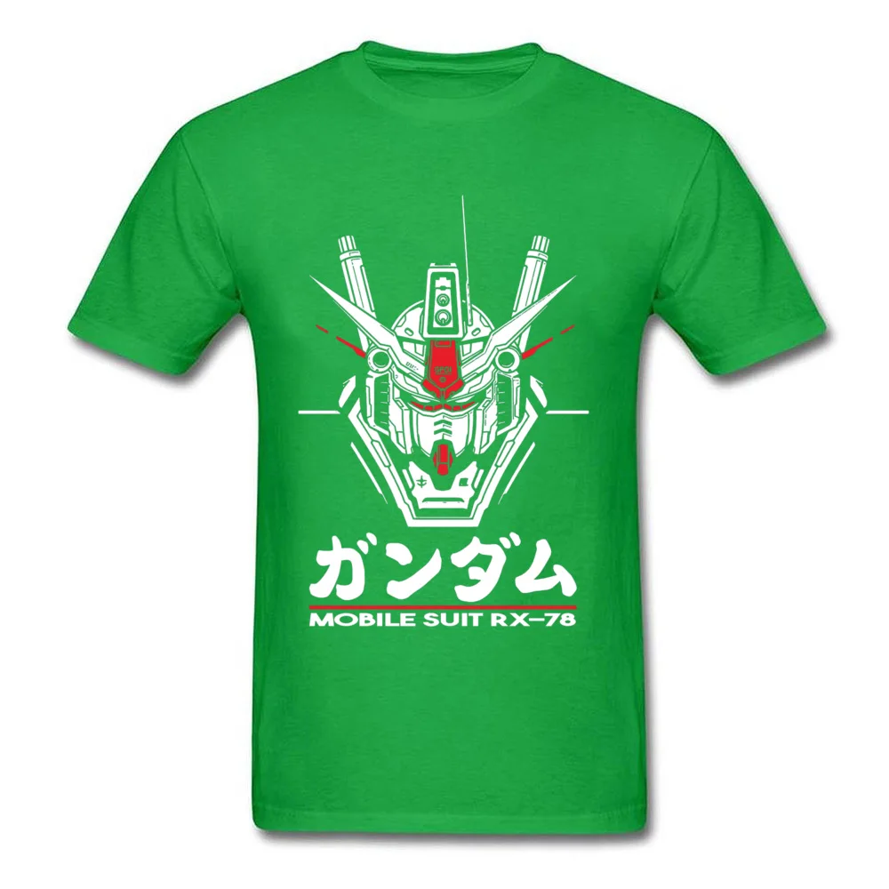 Gift RX 78 1819 Tops Shirt for Men Newest Summer Round Neck Pure Cotton Short Sleeve T-Shirt Fitness Tight Tops & Tees RX 78 1819 green