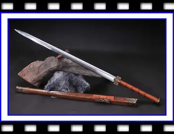 

Hand Forge Chinese Sword "Han Jian High Manganese Steel Sharp Blade Alloy Fitting
