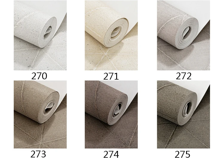 Nonwoven Vintage Geometric Plaid Brick Textured Wallpaper Bedroom Wall Home Decor Brown Grey 3D Wall paper Rolls W346