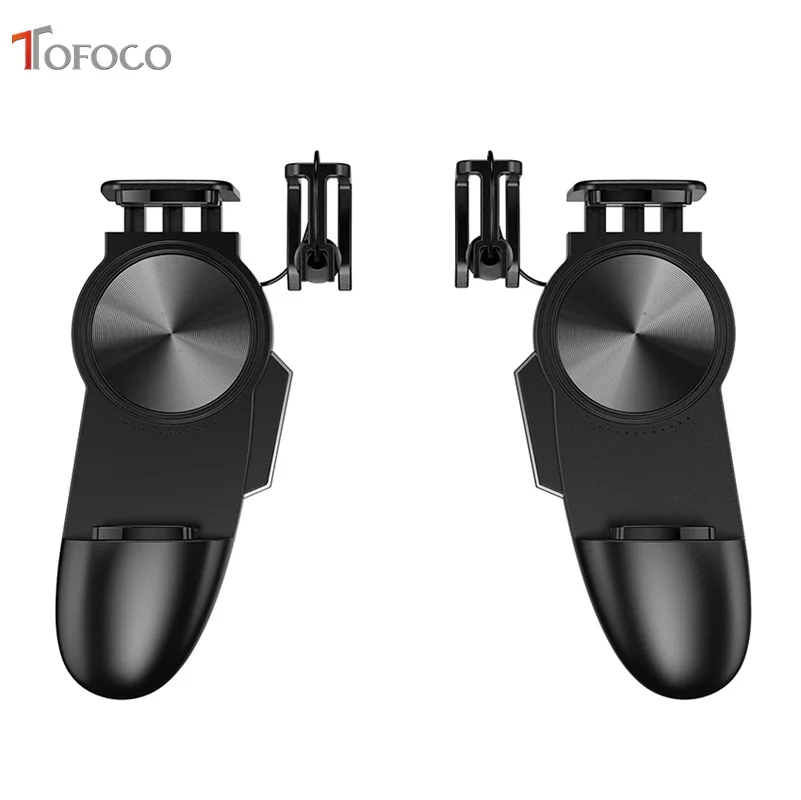 

S12 For PUBG Mobile Gamepad Controller With L1R1 Shooter Trigger Fire Button Aim Key Joystick For iOS & Android Shooting Game
