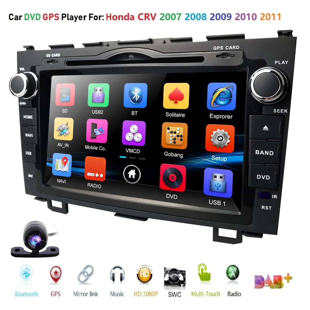 Cheap Car GPS Stereo Head Unit CD DVD Player Bluetooth Sat Nav RDS Radio for Honda CRV CR V 2006 2007 2008 2009 2010 2011 Multimedia 0 Cheap Car GPS Stereo Head Unit CD DVD Player Bluetooth Sat Nav RDS Radio for Honda CRV CR V 2006 2007 2008 2009 2010 2011 Multimedia 0
