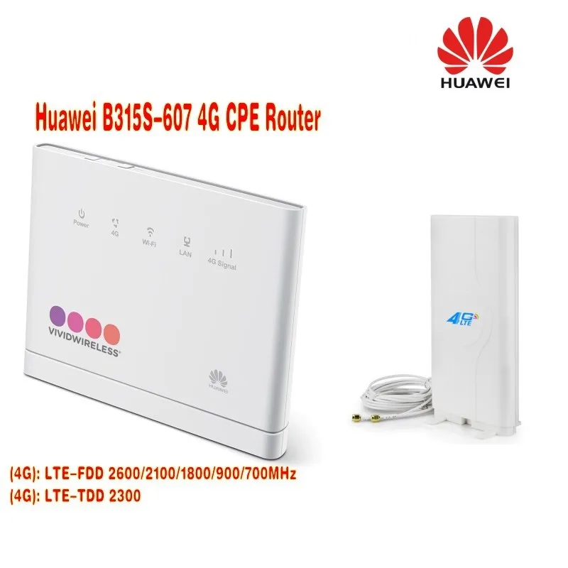 

(+4g 49Dbi antenna) Huawei B315 B315s-607 LTE FDD700/900/1800/2100/2600Mhz TDD2300Mhz