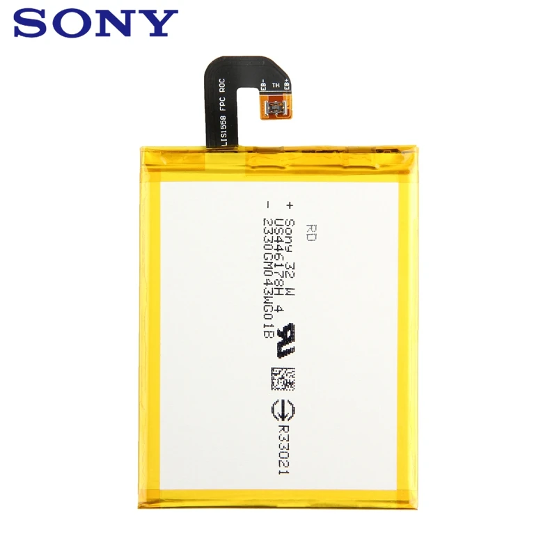 Оригинальная сменная батарея sony LIS1558ERPC для sony Xperia Z3 L55T L55U D6653 D6633 D6603 аутентичная батарея для телефона 3100 мАч