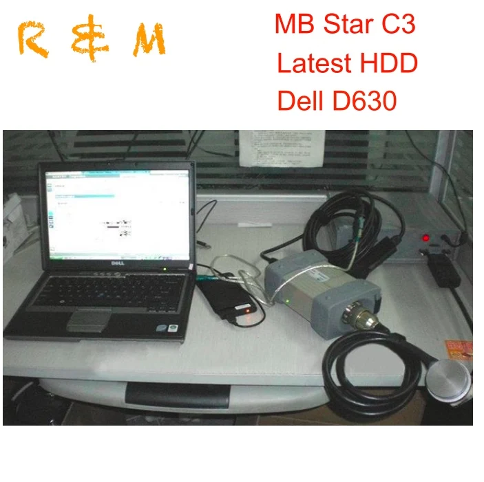 

MB tar C3 multiplexer + hdd software+ for Dell D630 laptop star diagnosis c3 tool latest hdd installed in D630 ready to use