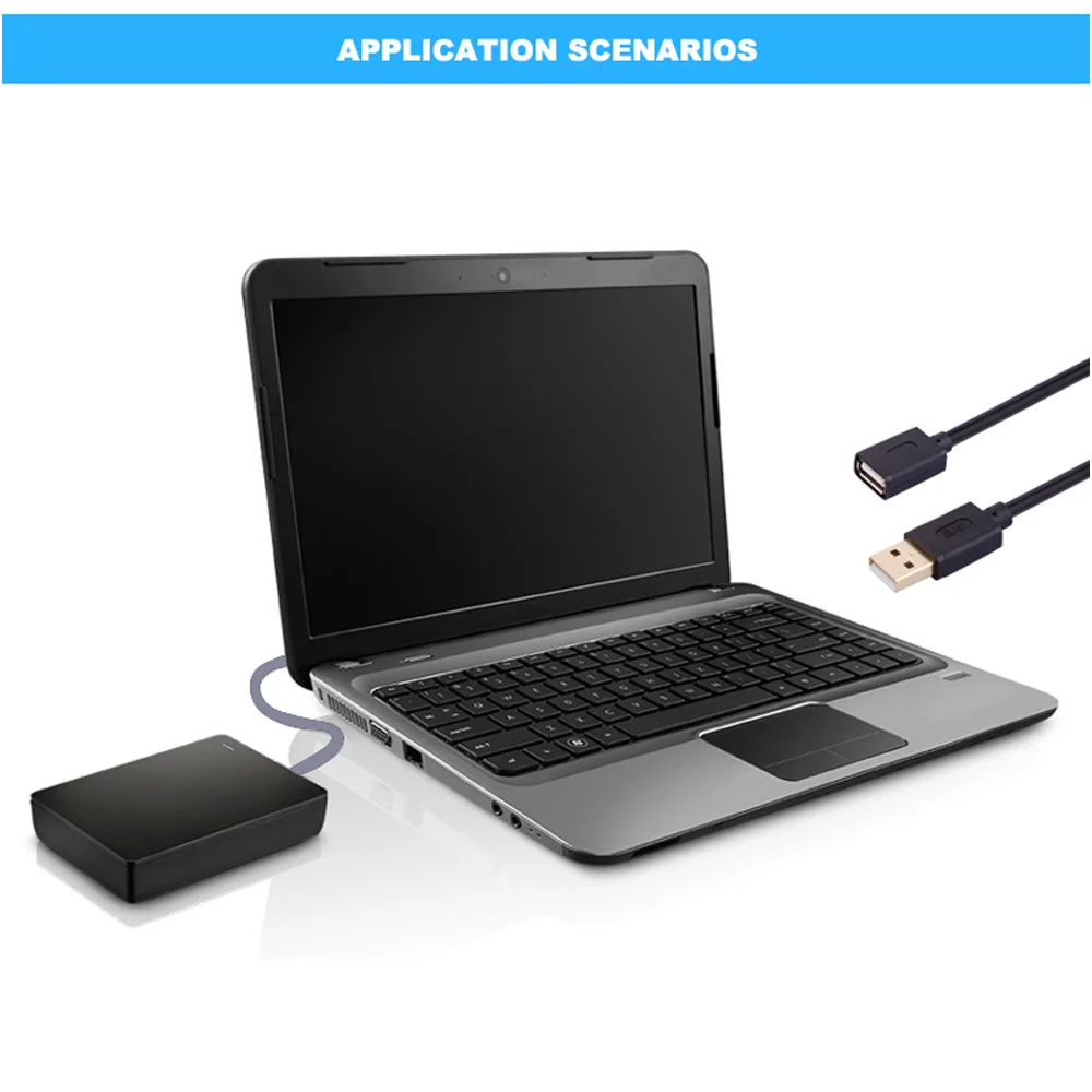 Кабель Удлинитель USB 2 0 1 м штекер гнездо|Кабели для MP3/MP4-плееров| |
