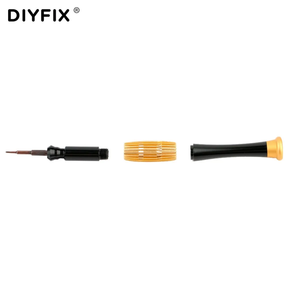 Набор прецизионных отверток DIYFIX 11 в 1 с плоским крестообразным стержнем Torx для