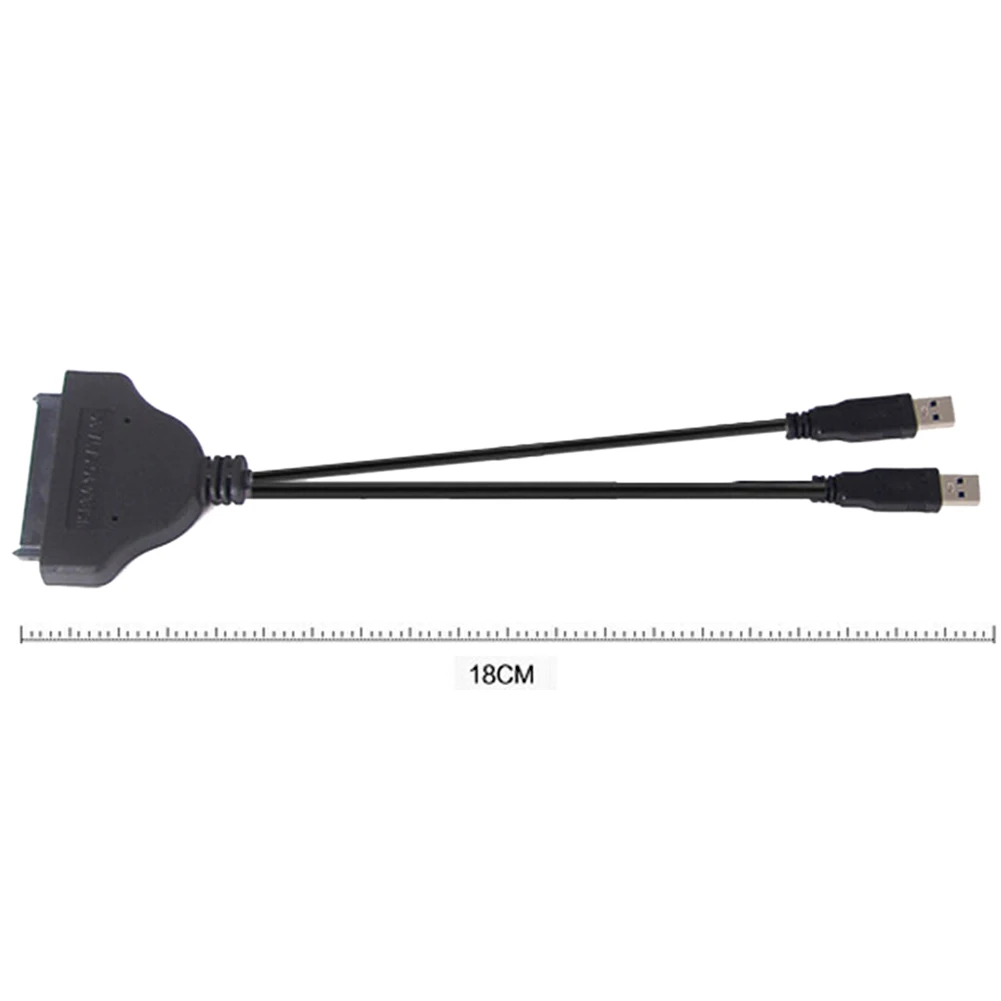 USB 3 0 Male to SATA 22Pin Female Cable Adapter для 2 5 &quotSATA жесткого диска HDD Высокоскоростной шнур