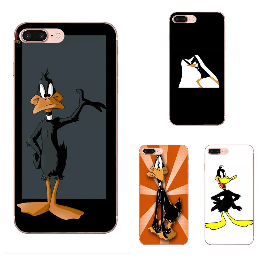 

Soft Silicone TPU Transparent Accessories Case For Apple iPhone 4 4S 5 5C 5S SE 6 6S 7 8 Plus X XS Max XR Daffy Duck Cartoon