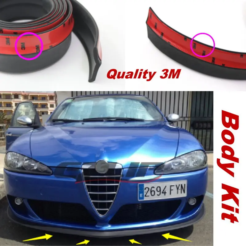 Car Bumper Lip For Alfa Romeo Mito 147 156 159 166 Giulietta Spider GT