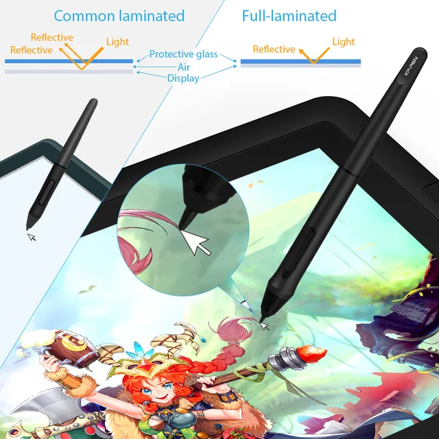 XPPen 15.6 Pro Drawing Tablet 4