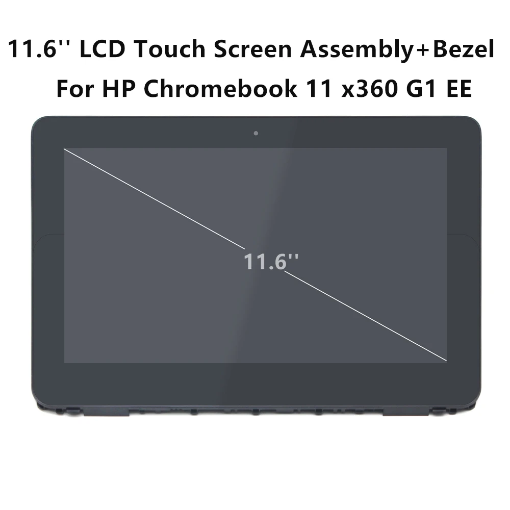 FTD lcd 11,6 ''928588-001 для hp Chromebook 11x360 G1 EE, ЖК-сборка, сенсорный экран, дигитайзер с рамкой, дисплей для ноутбука, 1366x768