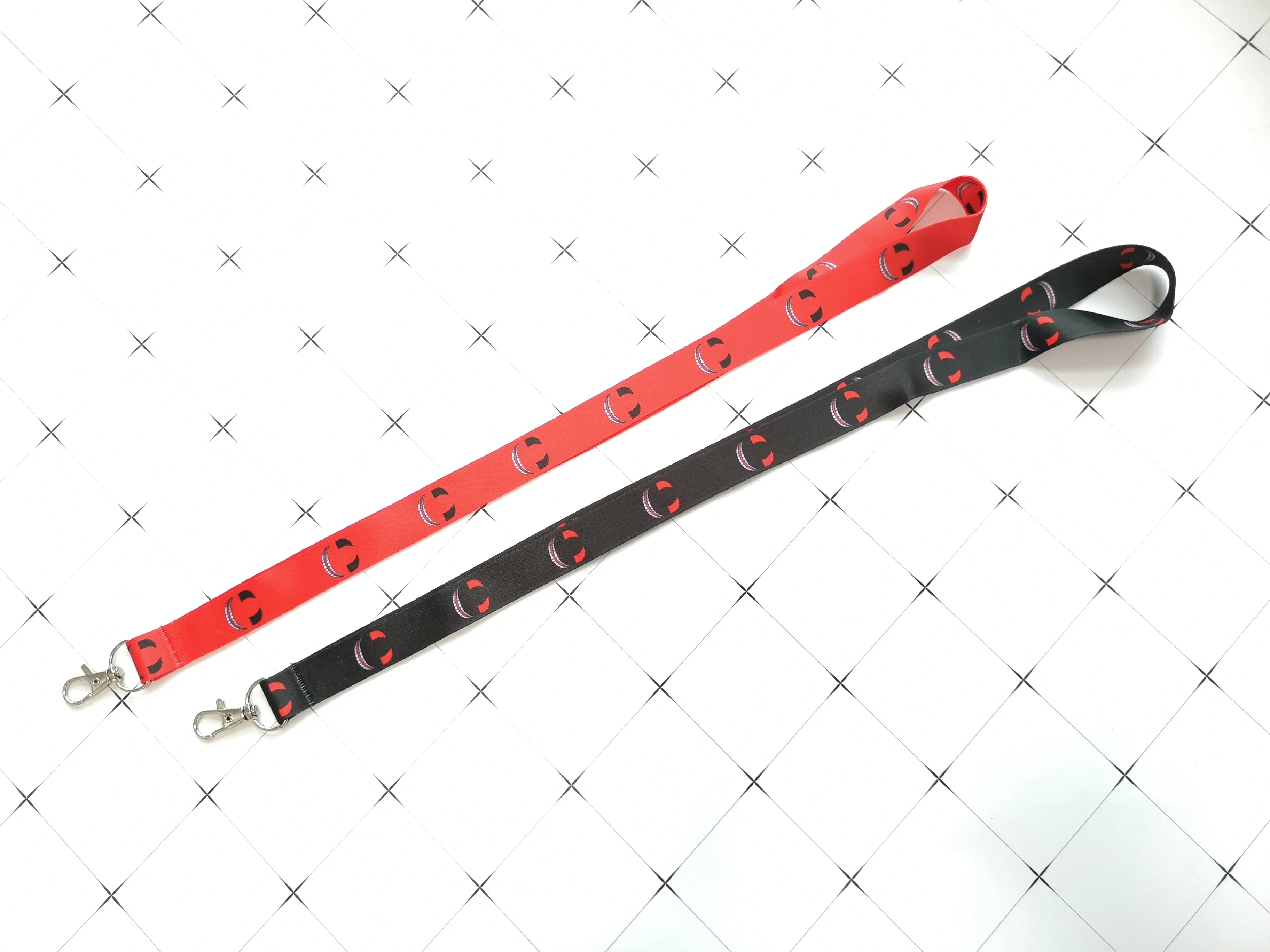 

new 1pcs personality devil Halloween black red Key Lanyard Badge ID Cards Holders Neck Straps with Keyring Gifts Party Favors
