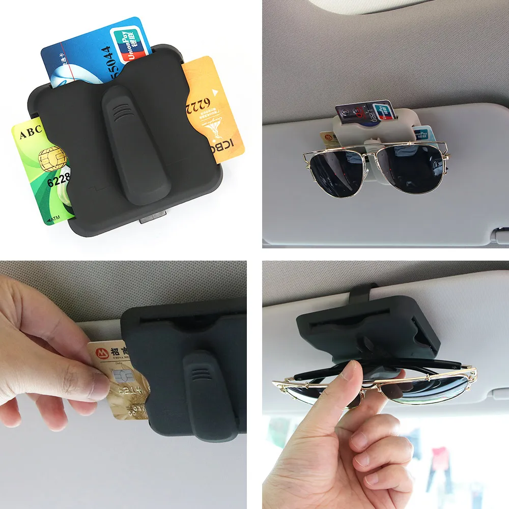 Onever Car Visor Clips Car Card Holder Organizer Car Visor Holder