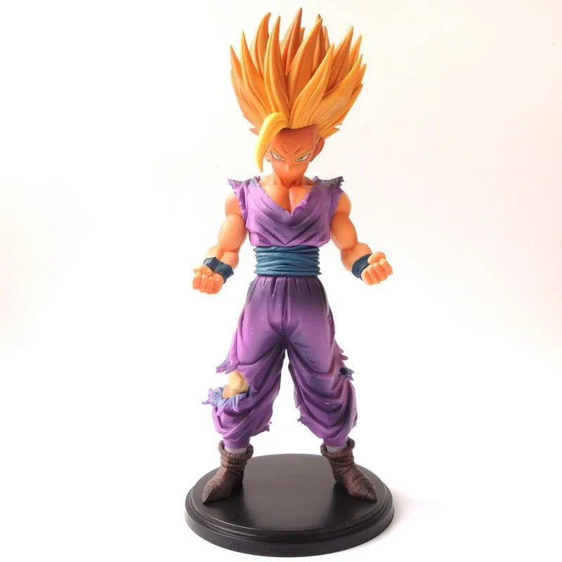New 23cm PVC Anime Dragon Ball Z Action Figures Master Stars Piece The Son Gohan Super Saiyan dragonball z figurine children toy | Игрушки и