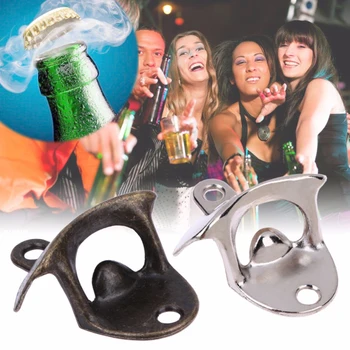 

Vintage Bottle Opener Wall Mounted Wine Beer Opener Tool Bar Drinking Accessories Home Kitchen Party Supplies Dropshipping