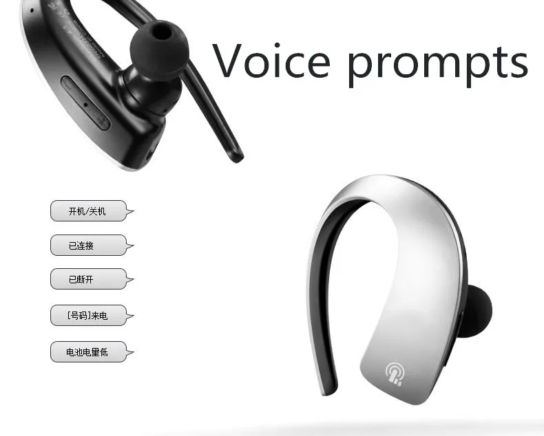 

Single-sided hanging ear 4.1 business wireless Bluetooth headset can be touched universal car Bluetooth hands-free