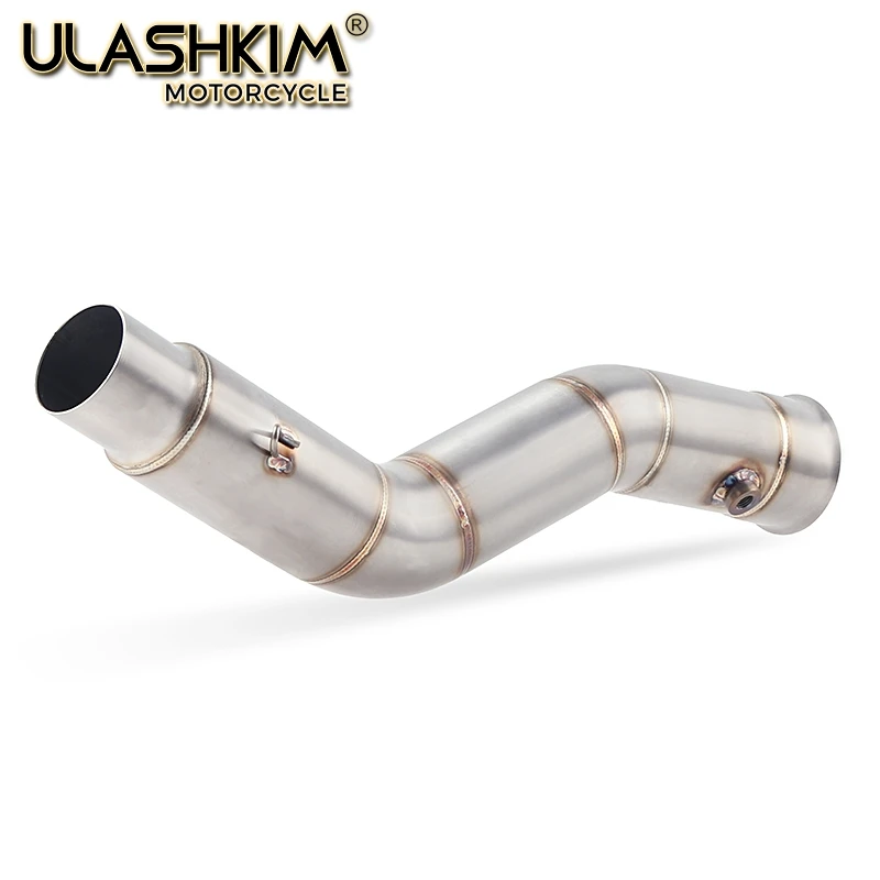 

Motorcycle Exhaust Muffler Escape Full System Middle Link Pipe Slip On For yamaha YZF1000 YZF R1 2009 2010 2011 2012 2013 2014 Q