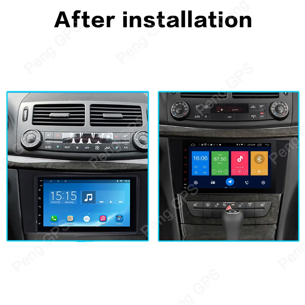 Top Octa Core DVD Player Android 8.0 Car Radio for Benz E-Class CLS W219 W211 W463 GPS Navigation IPS Screen 1024*600 Auto Headunit 4