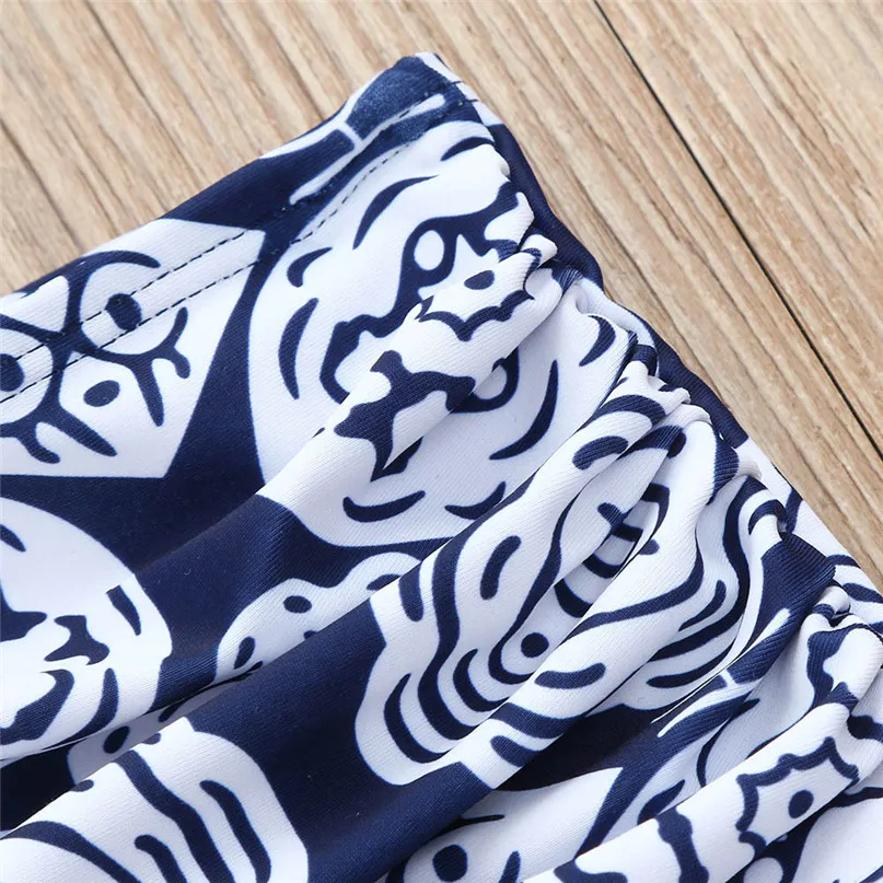 Women's Print Swimsuit Bikini Set Swimwear Women Swimsuit Women's Swimming Suit Two Pieces High Waist Swimwear #1J22  (5)