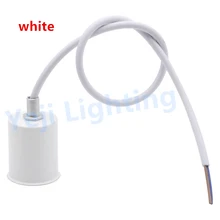 Белый E27 Ретро Винтаж керамическая лампа держатель потолочный светильник в виде роз чашка для настенный светильник люстра гирлянда