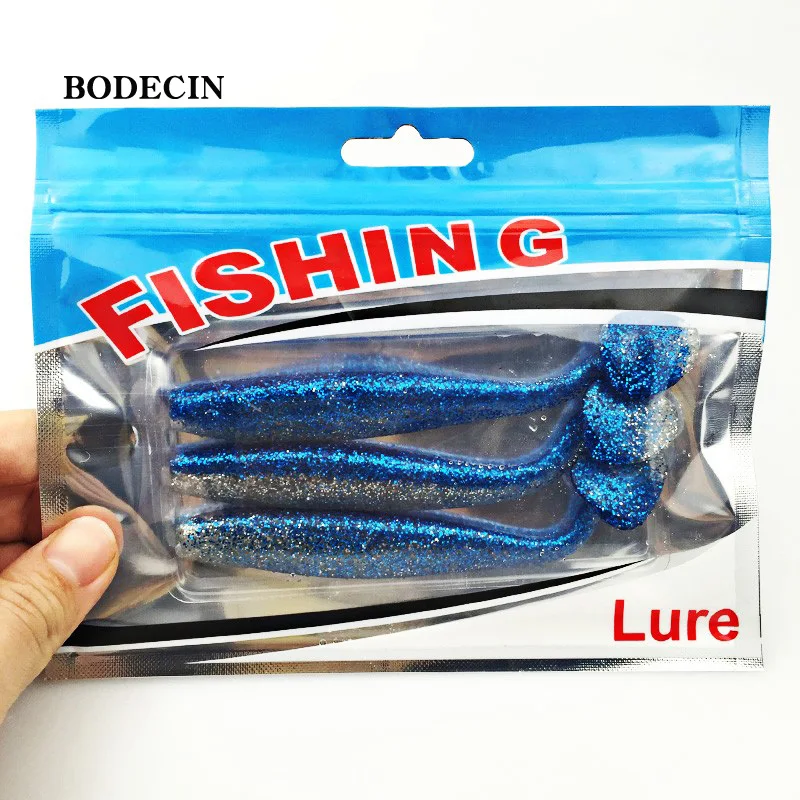 Salty Fishing Lure Soft 3pc 10.5cm9g With Salt Smell Isca Artificial Bait Vivid Swimbaits Fish Tackle Pesca Sea Silicone Baits (5)