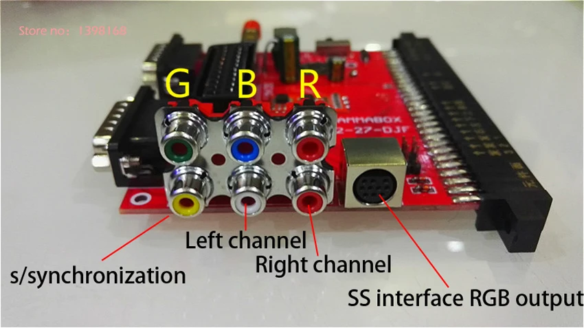 JAMMA в дБ 15pin Joypad Конвертация платы 12 В JAMMA CBOX конвертер SCART выход для JAMMA аркадная игра PCB SNK материнская плата