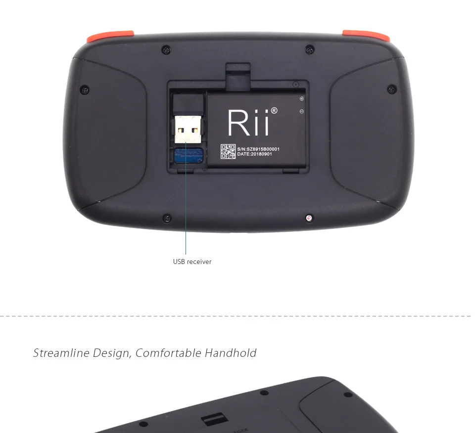 Rii RT726(i4) мини Bluetooth клавиатура русская французская еврейская, испанская 2,4 ГГц воздушная мышь с тачпадом для Android tv Box Mini PC